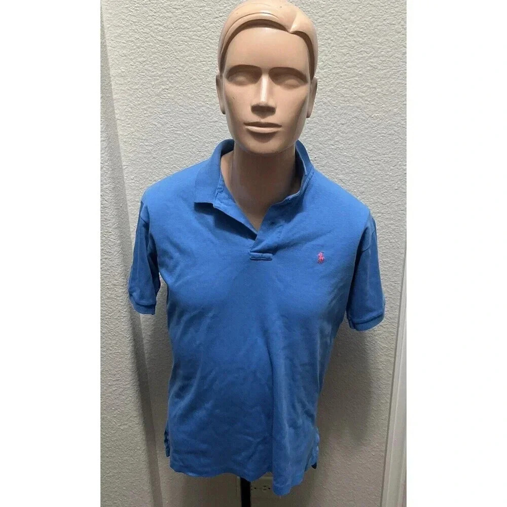 Polo Ralph Lauren Blue Men’s Polo Shirt Size Large Preppy Pony